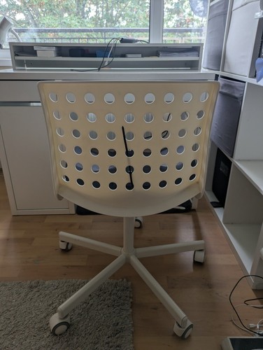 Ikea snille white swivel desk - snille,