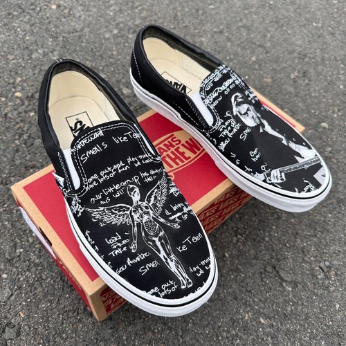 Nirvana utero theme vans - nirvana,