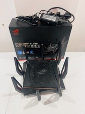 ASUS ROG Rapture GT-AX11000 Tri-Band Wi-Fi 6 Gaming Router Fully working 
