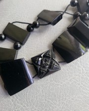 Antique victorian whitby jet - antique,