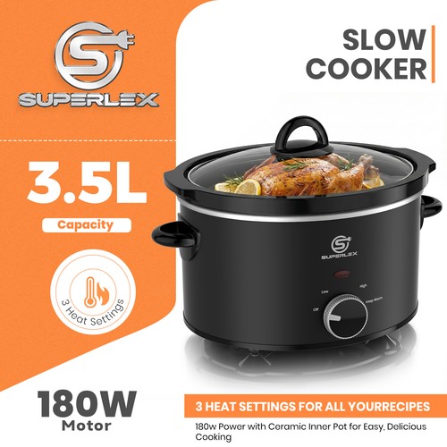 Superlex slow cooker - superlex, 3.5l