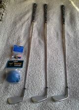 Mens 6,8 & P Right Hand Onyx Z-30 Oversize Golf Clubs & Ball Clear & rubber VGC