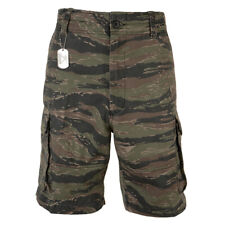 Paratrooper Shorts Tiger Stripe Camo Military Style Rothco Tactical Cargo Pocket