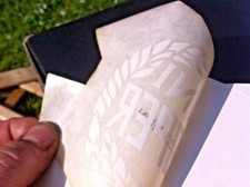 CLASSIC MINI GENUINE ROVER WHITE COOPER  LAUREL MOTIFS   PAIR