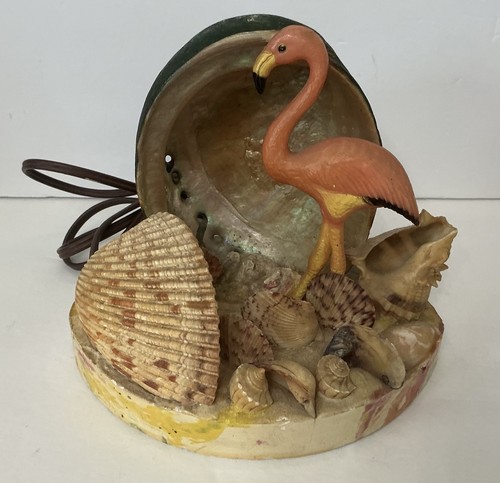 Vintage retro flamingo shell - retro,