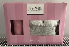 Jack Wills Fruity Body Lotion & 1 x  Slipper socks gift set For Women Christmas