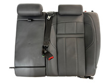 19-ON RANGE ROVER EVOQUE L551 REAR LEFT & CENTER SEAT BACK REST BLACK LEATHER