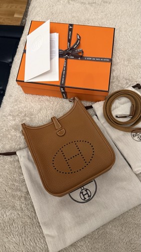 Hermès mini evelyne gold - mini,