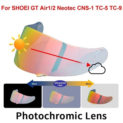 Photochromic visor shield fit - shield,