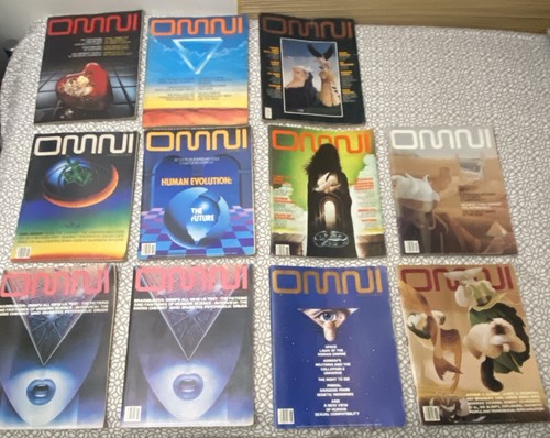 Omni magazine lot issues - omni,