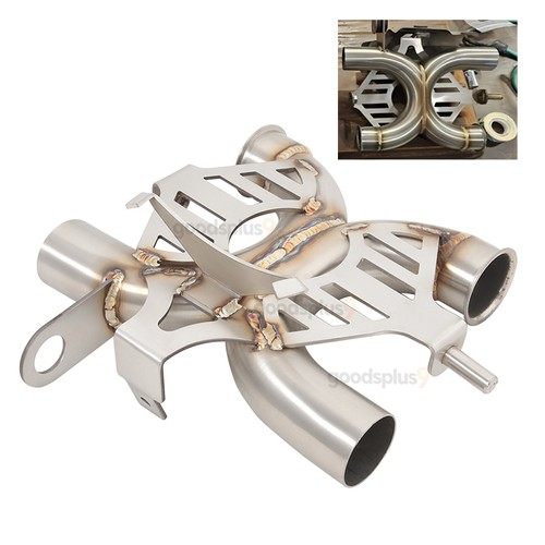 Motorcycle pipe exhaust - x-pipe, link
