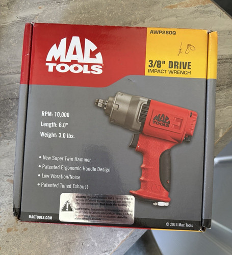 Mac tools awp280q 8in drive - 3/8in,