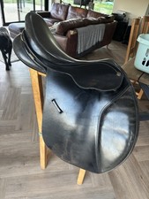 17’’ Bates Caprilli  Changeable Gullet Black Leather Gp Saddle 