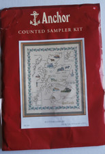 Anchor counted  cross stitch kit SCOTTISH SAMPLER  48.5 x 39.5cm  PSC652
