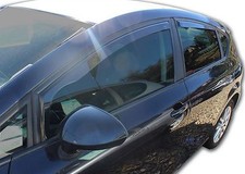 Wind Deflectors Fits Seat Leon Cupra Mk2 2005-2012 5-Door 4-Pcs Set Tinted Heko