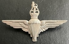 Parachute Regiment Cap Badge Hallmarked Sterling Silver Original UK Para British
