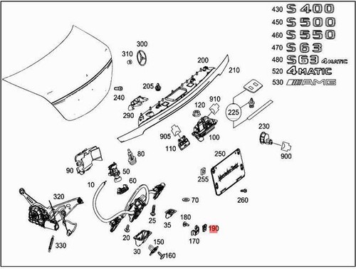Genuine mercedes spring nut - genuine,