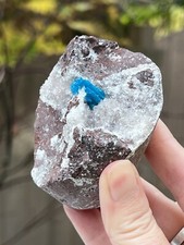 Cavansite Flower on Heulandite