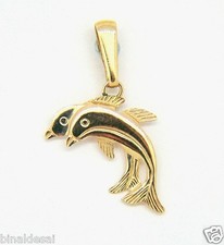 9ct Gold Double Dolphin