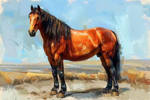 Stunning horse canvas - canvas, picture