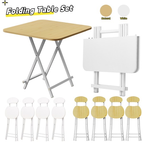 Wooden garden bistro table set - wooden,