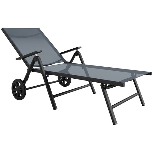 Folding sun lounger with - sun,