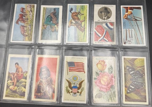 Vintage cigarette cards job - cigarette,
