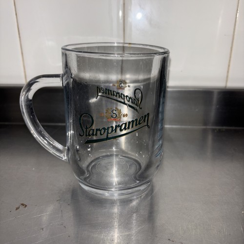 Staropramen beer pint glass - beer,