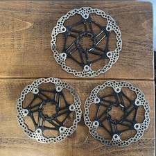 3 Hope Floating Rotors - 200mm + 2x 180mm - Black 6 Bolt