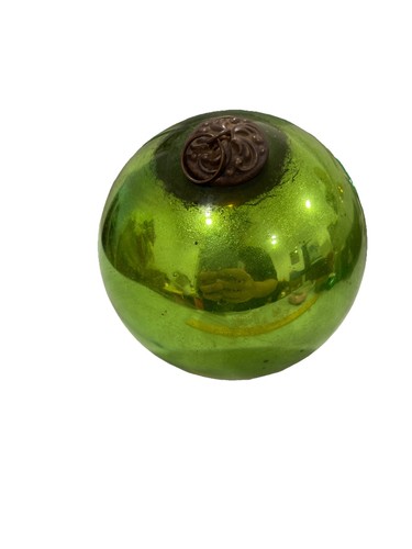 Antique kugel mercury glass - kugel,