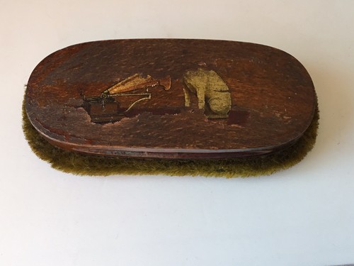 Oval vintage hmv gramophone - oval,