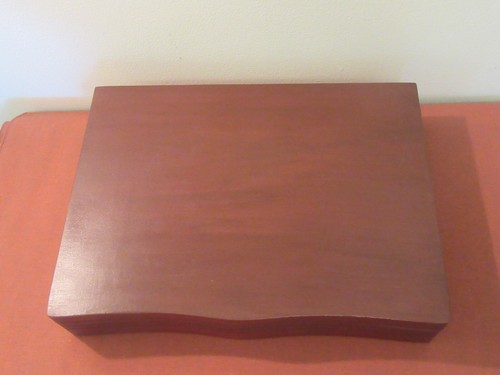 Vintage wooden storage - wooden, box