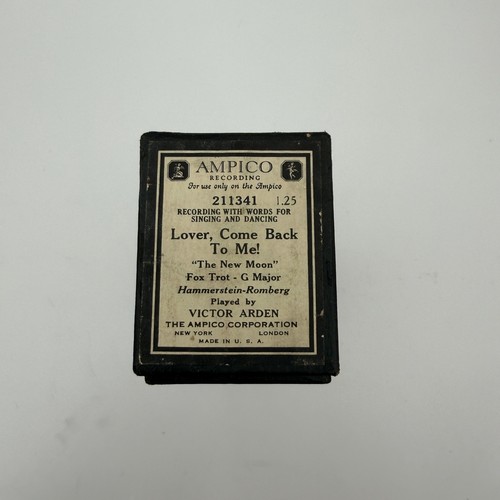 Ampico reproducing piano roll - reproducing,