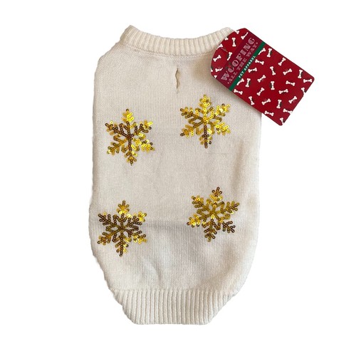 Dog sweater cream gold - dog,
