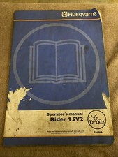Husqvarna Rider 15V2 Operators Manual