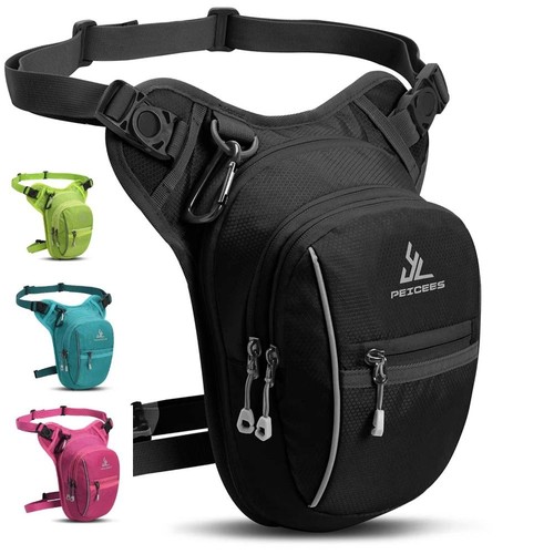 Motorcycle drop waist leg - waist, bag