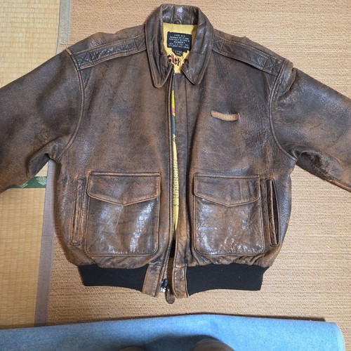 Avirex leather jacket 2 - leather, a-2