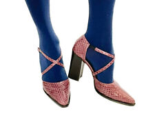 Mary Jane Shoes - Colisee de Sacha - Snakeskin - Block Heel - 37 / Fit UK 4.5