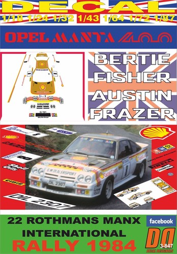Decal opel manta 400 gold - opel,