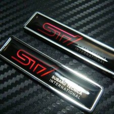 2Pcs Tuned STI Wing Side