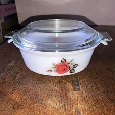 Phoenix Pyrex Red Rose
