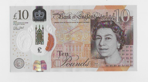 Cleland ten pound note - cleland, £10
