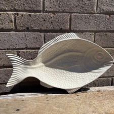 Vintage fish shaped plate - vintage,
