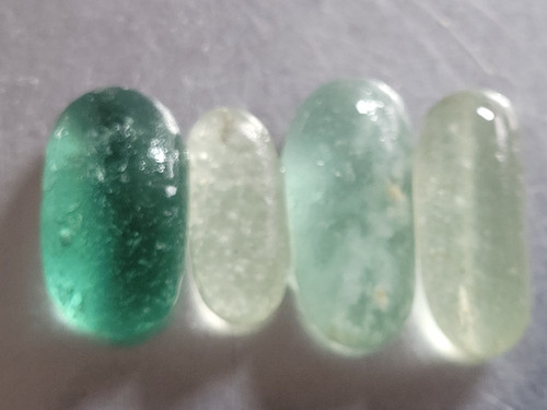 Long sea glass - glass, tube