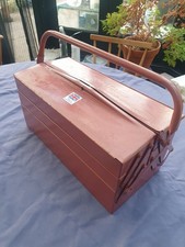 Cantilever Toolbox Made In England Vintage  Roebuck steel
