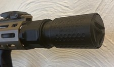 Airsoft KAC Suppressor - Carbon Fibre Infused - Fits Brighter C Tracer - 14mmCCW