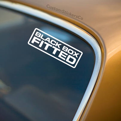 Black box fitted - car, sticker