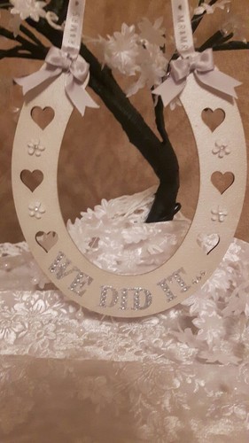 Wedding horseshoe diamante - wedding,