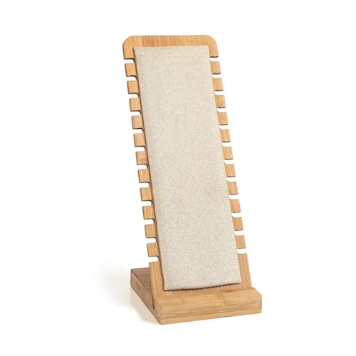 Bamboo jewelry display stand - display,
