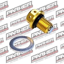 PIT BIKE SUMP PLUG GOLD - 12MM